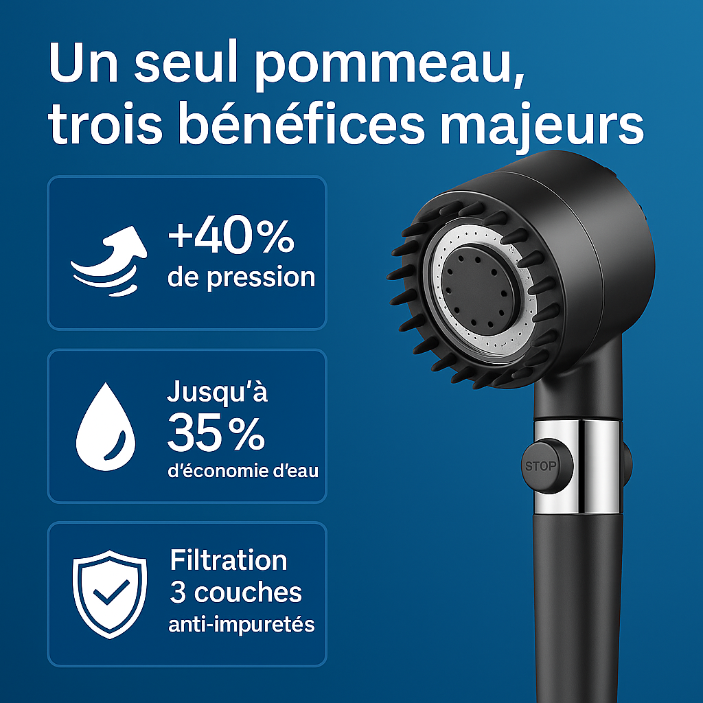 Pommeau filtrant intelligent Aquara™