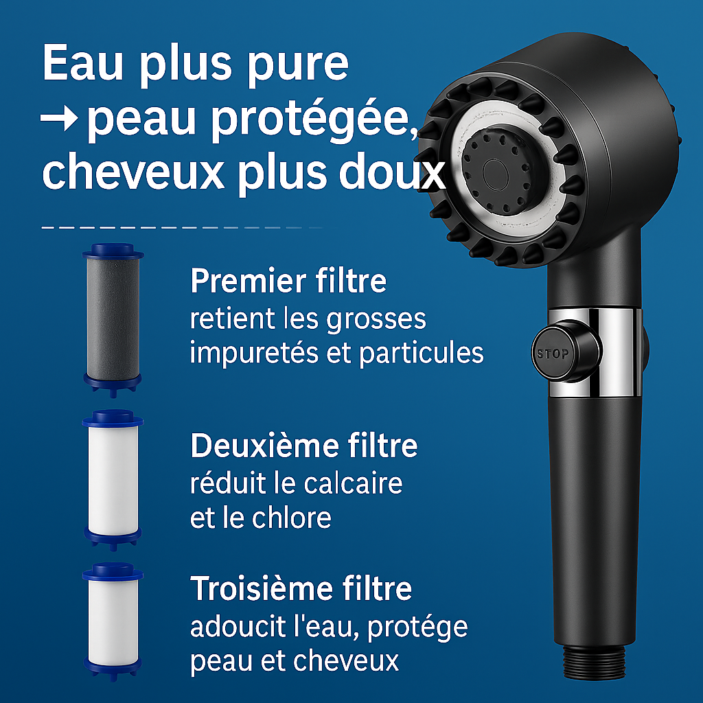 Pommeau filtrant intelligent Aquara™